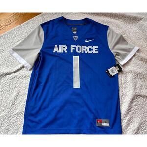 Nike Air Force Blue Men's Basketball Jersey‎ Size Large #423